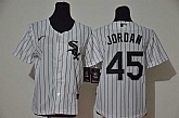 Youth White Sox 45 Michael Jordan White 2020 Nike Cool Base Jersey,baseball caps,new era cap wholesale,wholesale hats